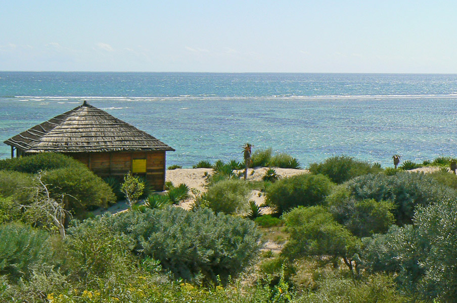 Table d'hôtes à Madagascar (Anakao), vue générale