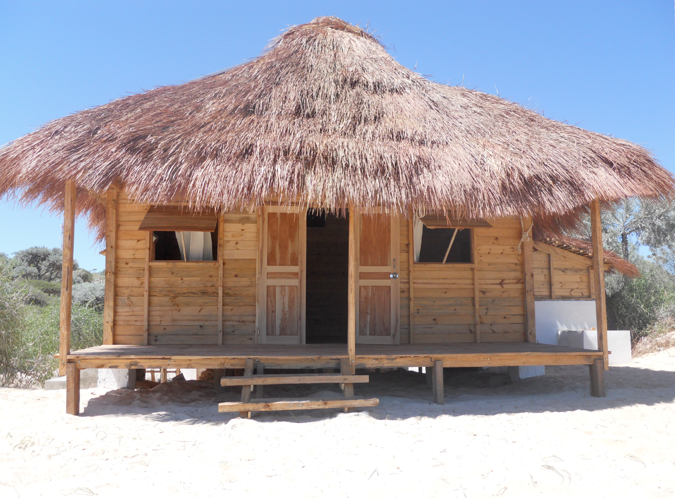 Bungalow sur la plage